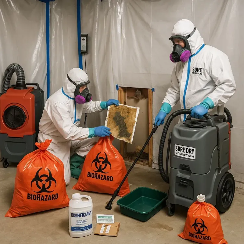 Contaminated Water Handling Protocols process in Crawford County, WI
